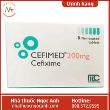 Hộp thuốc Cefimed 200mg