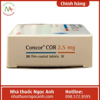 Hộp thuốc Concor COR 2.5mg