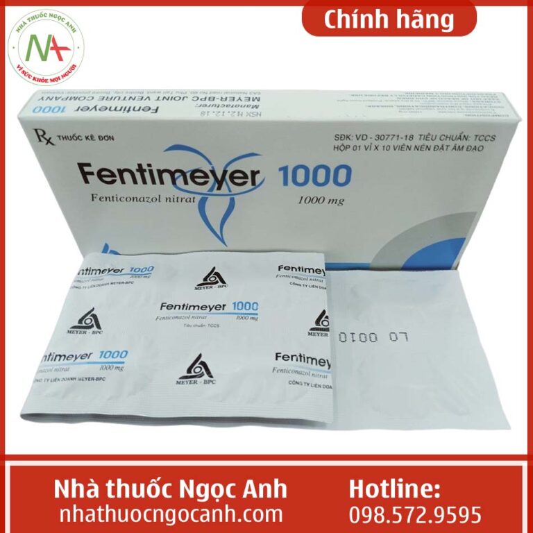 Hộp và vỉ thuốc Fentimeyer 1000