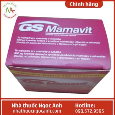 Hộp GS Mamavit Prefolin+DHA+EPA