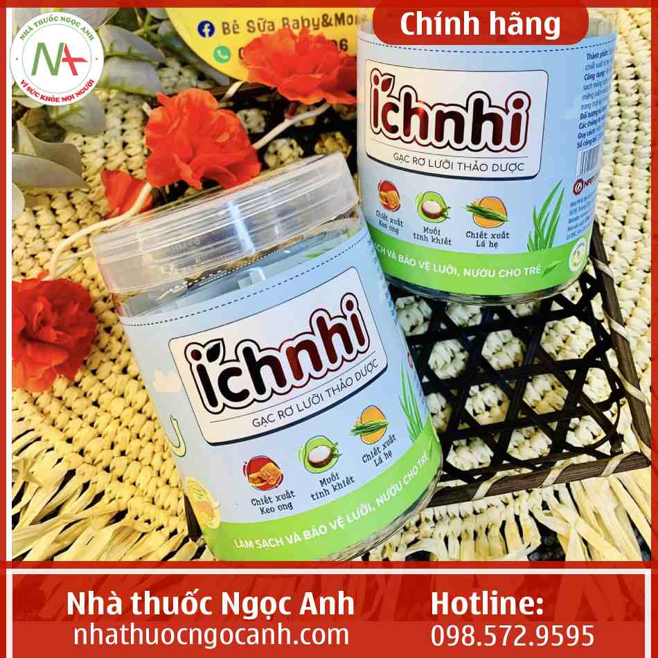 Gạc Rơ Lưỡi Thảo Dược Ích Nhi