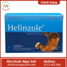 Hộp thuốc Helinzole 20mg