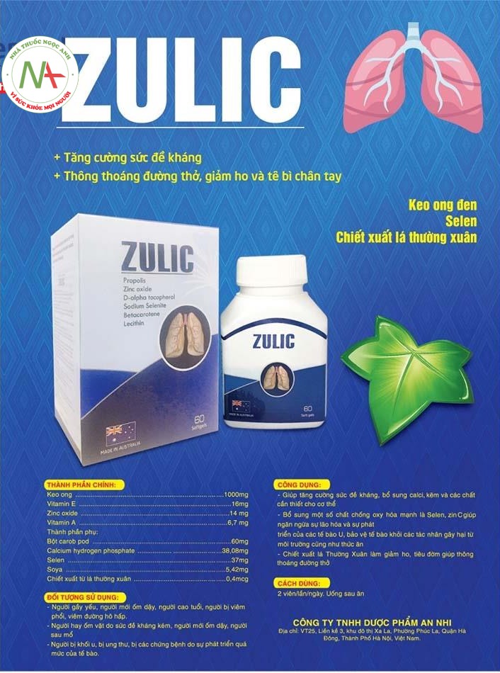 Hướng dẫn sử dụng Zulic