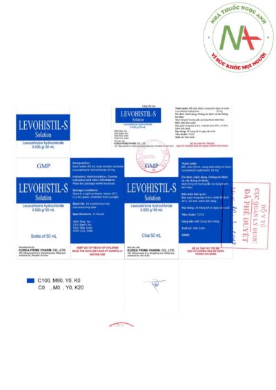 Nhãn Levohistil-S 50ml