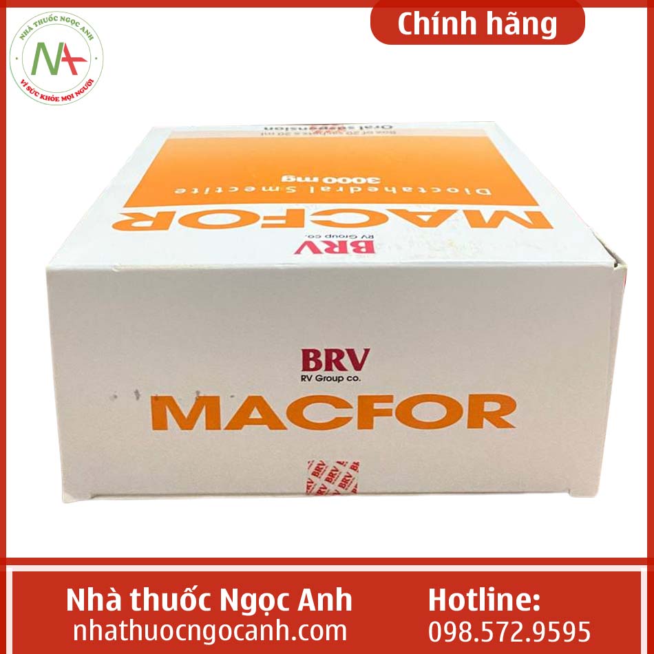 Hộp thuốc Macfor 3000mg