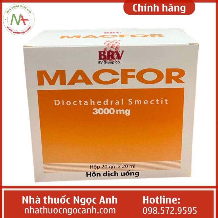 Hộp thuốc Macfor 3000mg