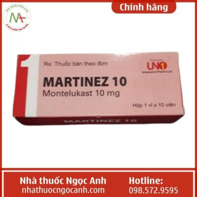 Thuốc Martinez 10 hiện có giá bao nhiêu?