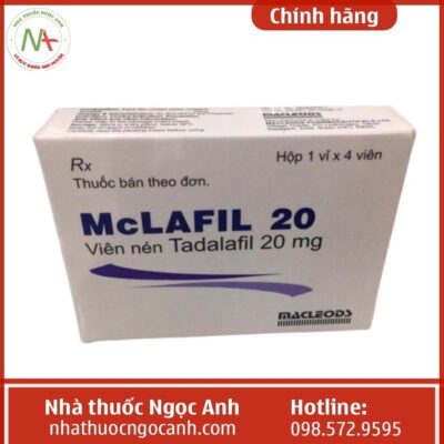 Tác dụng của thuốc McLafil 20mg
