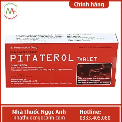 Hộp thuốc Pitaterol Tablet