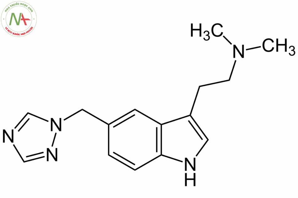 Cấu trúc phân tử Rizatriptan