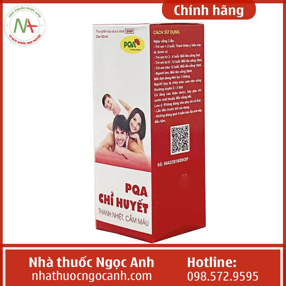 Siro PQA chỉ huyết