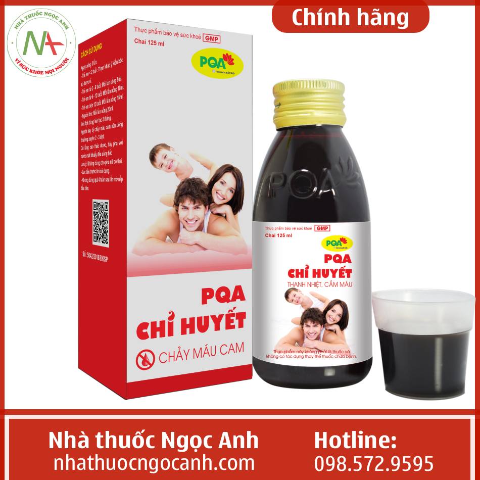 Siro PQA chỉ huyết