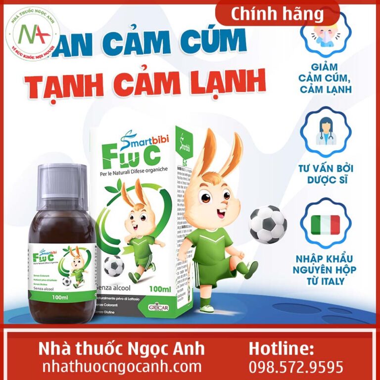 Smartbibi Flu C tăng đề kháng, giảm cảm cúm