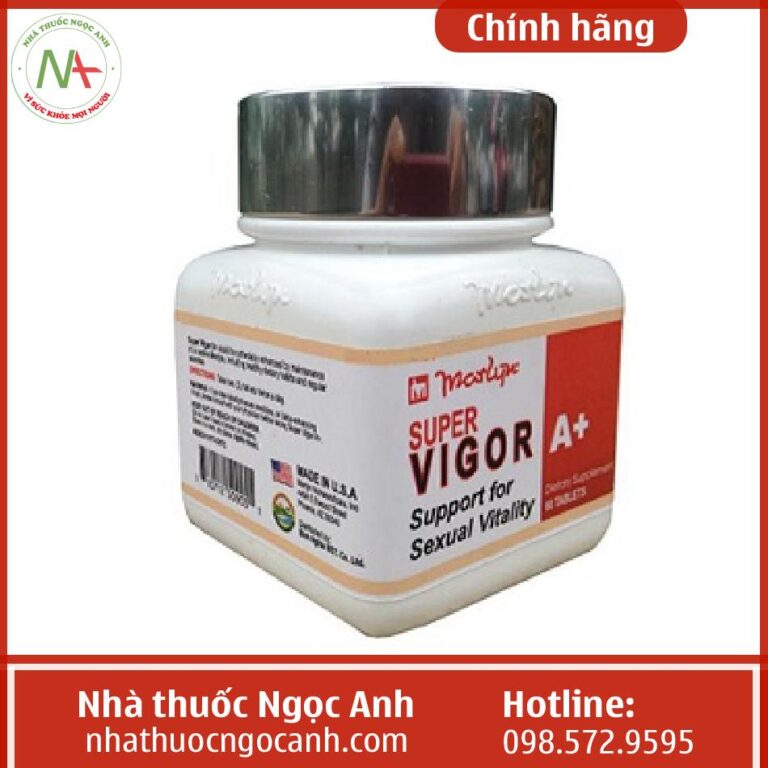 Thuốc Super Vigor A+ có tác dụng gì, mua ở đâu, giá bao nhiêu?