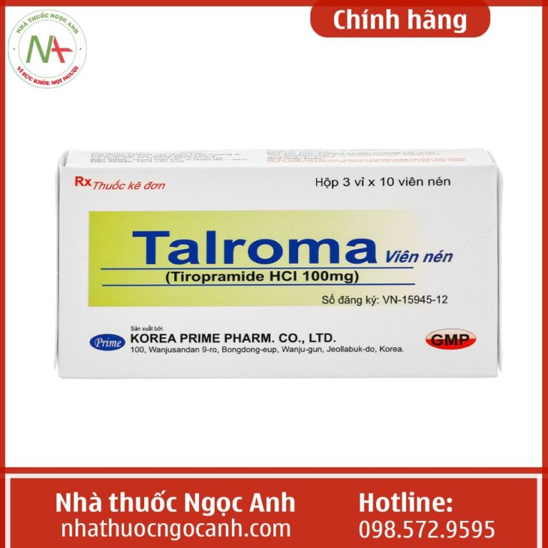 Tác dụng của thuốc Talroma 100mg