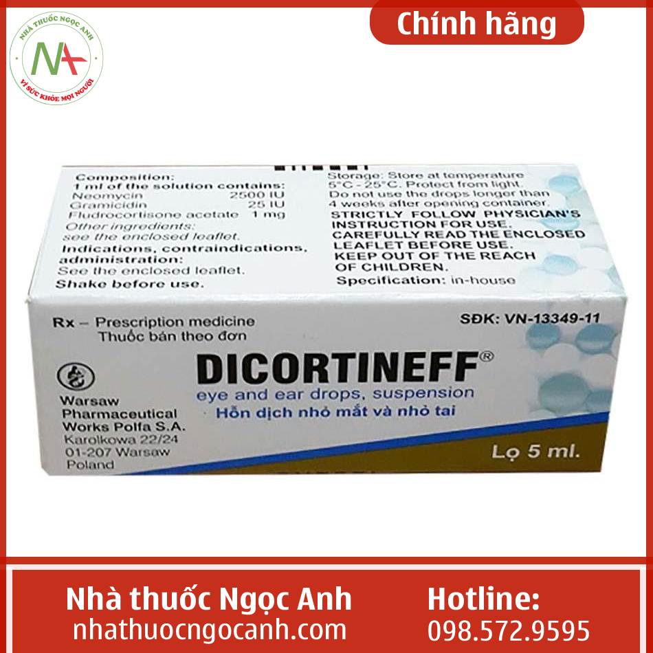 Thuốc Dicortineff