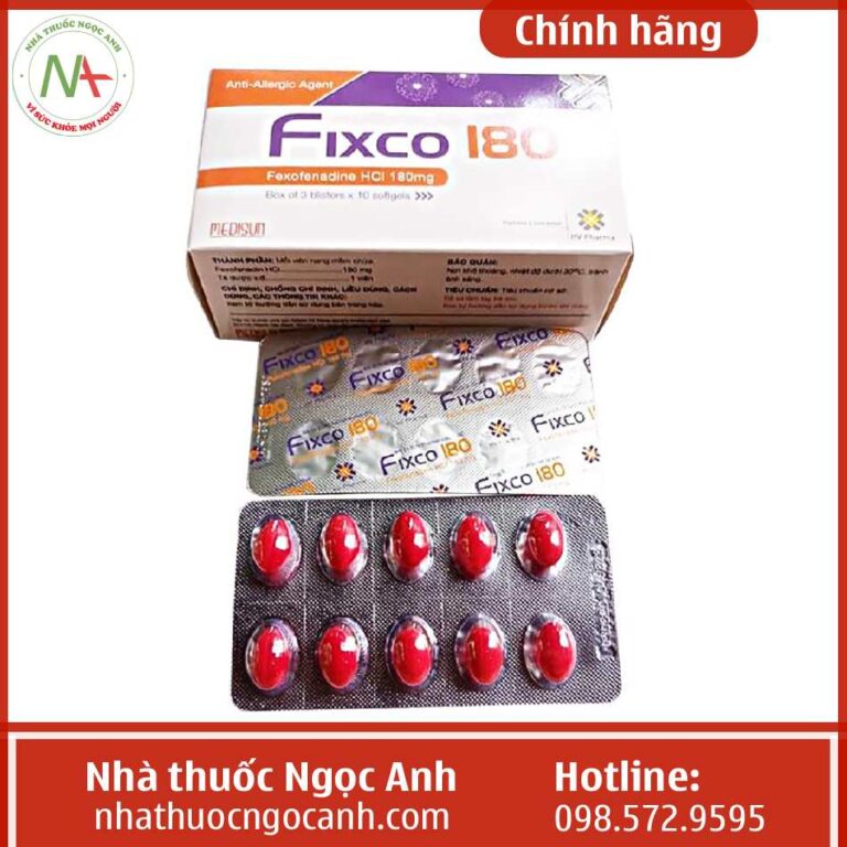 Thuốc Fixco 180 Là Thuốc Gì Có Tác Dụng Gì Giá Bao Nhiêu Mua ở đâu