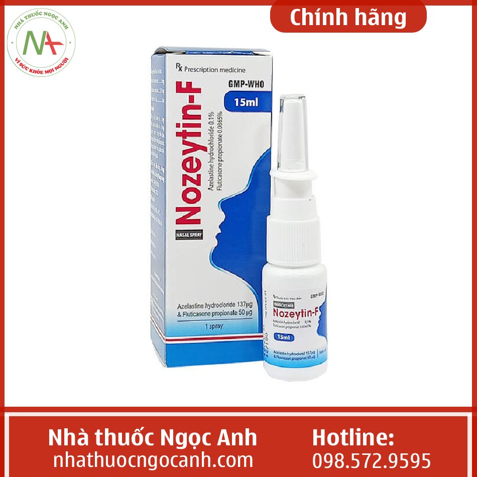 Thuốc xịt mũi Nozeytin có tác dụng như thế nào trong việc giảm hắt hơi, nghẹt mũi, chảy nước mũi?
