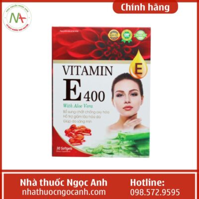 Thuốc Vitamin E400 Qcmax Sinofrance