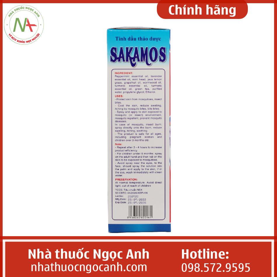 Xịt chống muỗi Sakamos