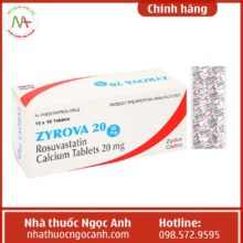Thuốc Zyrova 20 mg