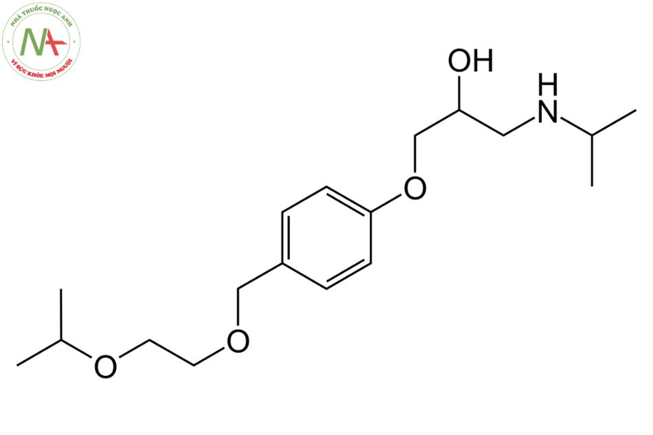 Cấu trúc phân tử bisoprolol