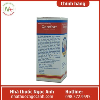 thuốc Cerefort syrup 120ml