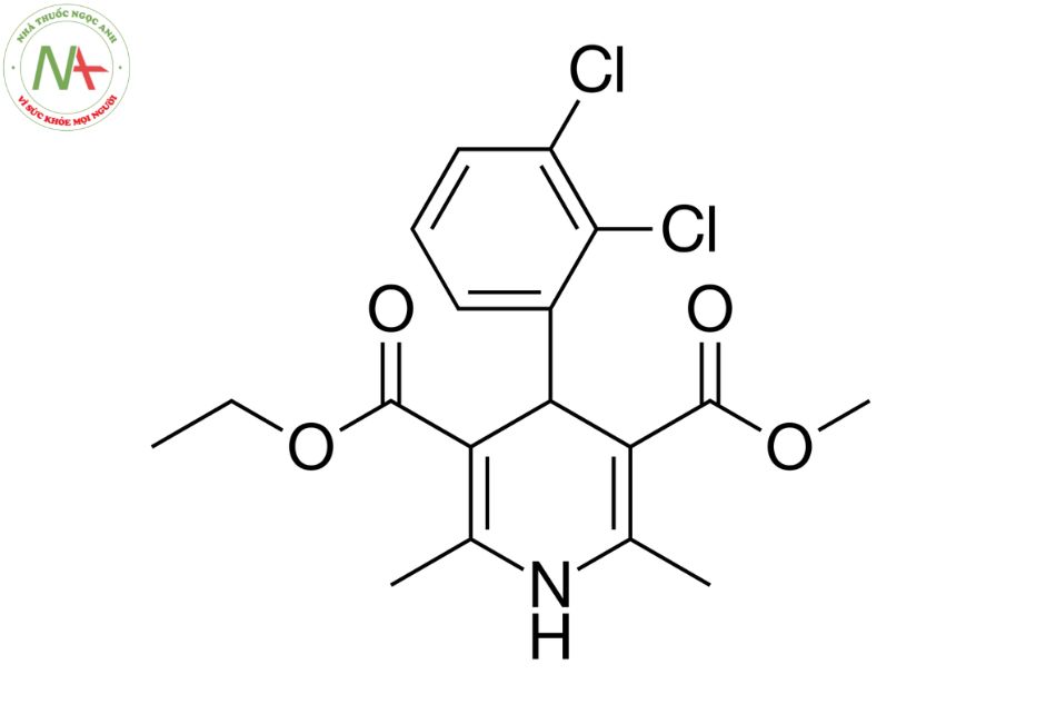 Cấu trúc phân tử Felodipin