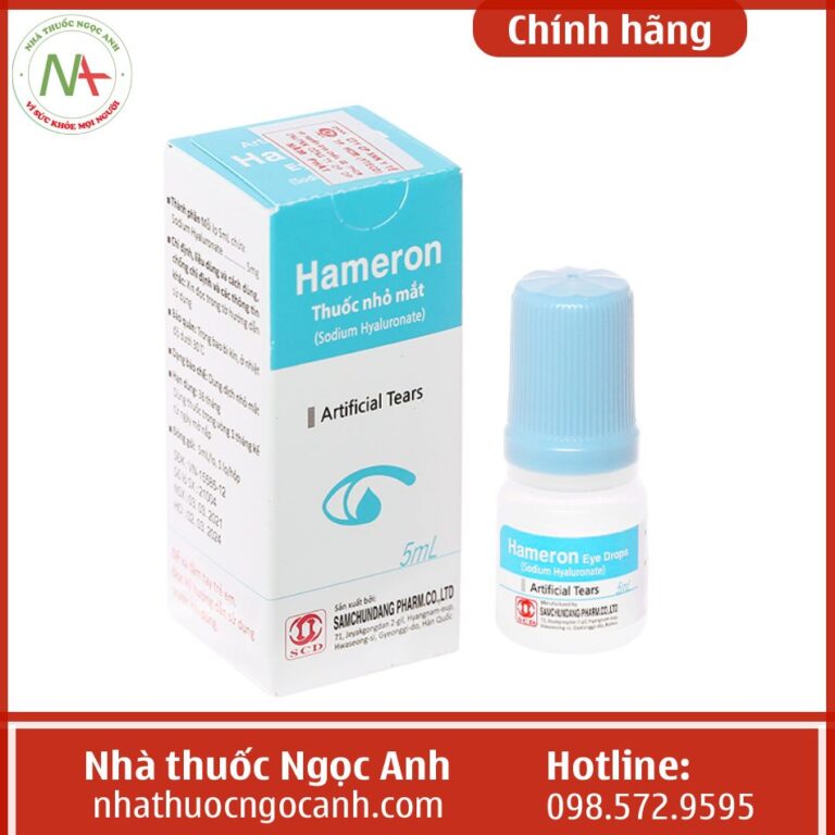 Chỉ định của thuốc nhỏ mắt Hameron 5ml