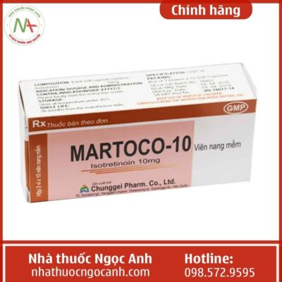 Martoco 10mg là thuốc gì?