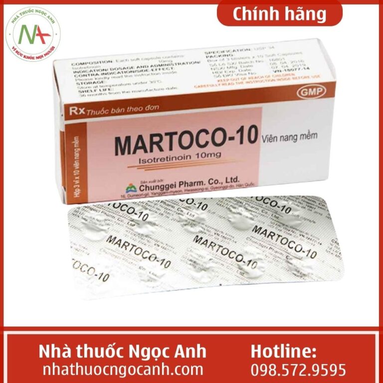 Thuốc Martoco 10mg hiện có giá bao nhiêu?