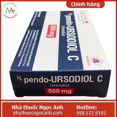 Hộp thuốc pendo-Ursodiol C 500mg