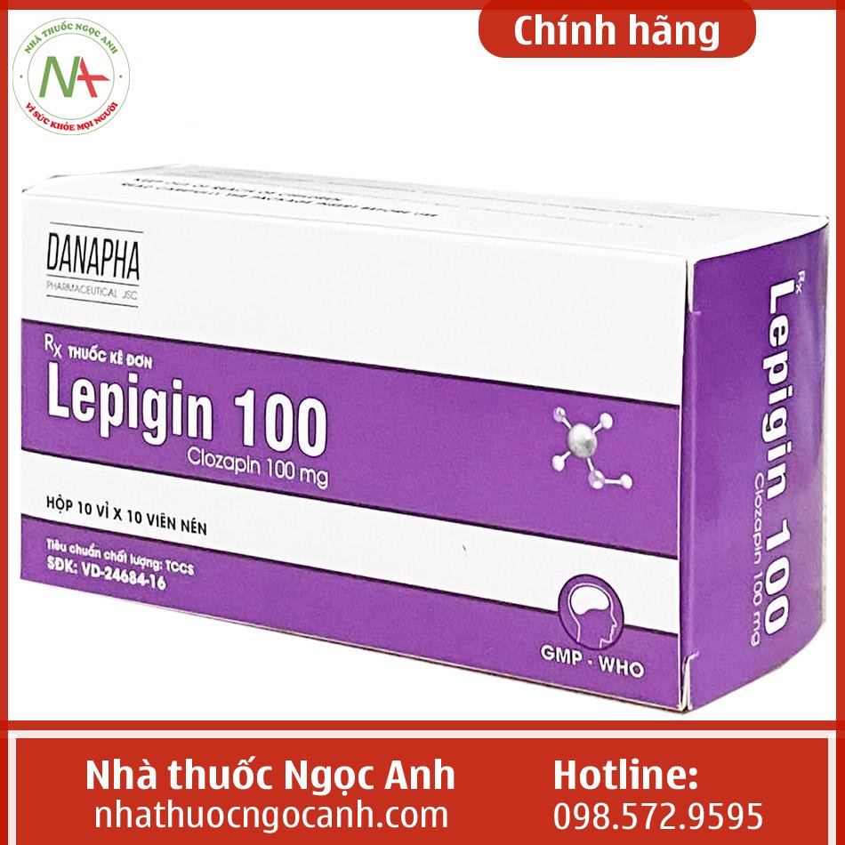 Thuốc Lepigin 100mg