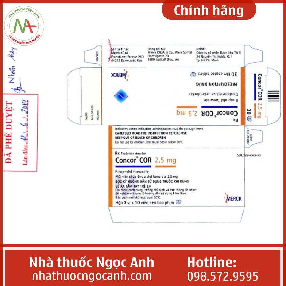 Concor COR 2.5mg