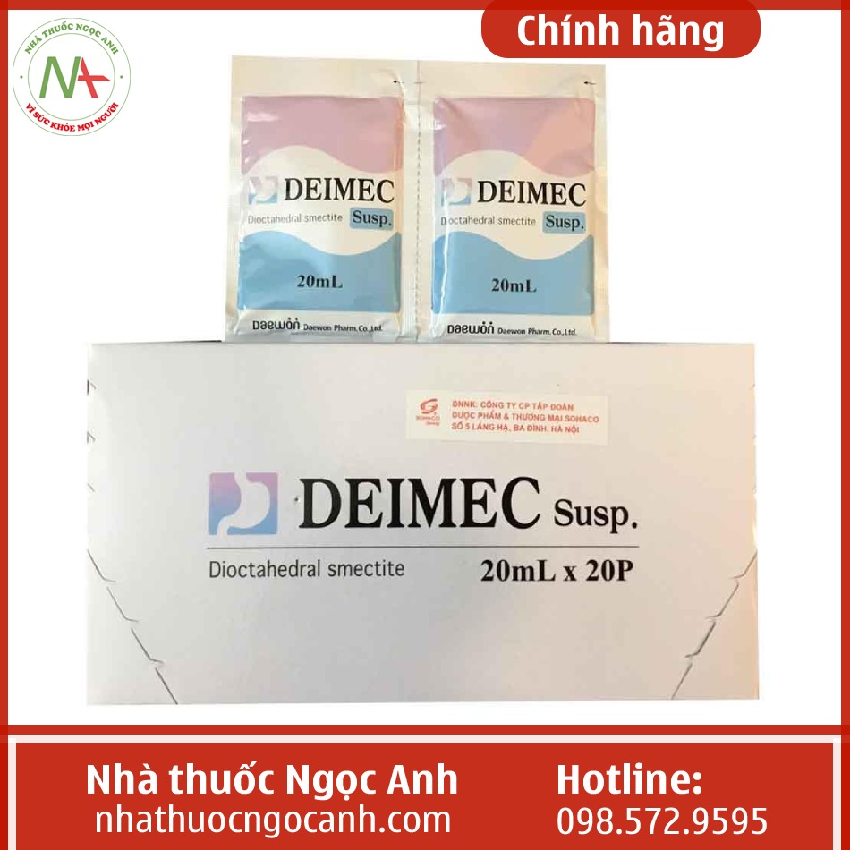 Thuốc Deimec Susp là thuốc gì?