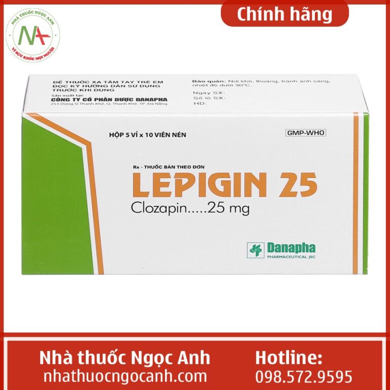 Thuốc Lepigin 25 có tác dụng gì?