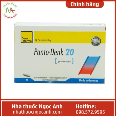 Thuốc Panto-Denk 20 có tác dụng gì, mua ở đâu, giá bao nhiêu?