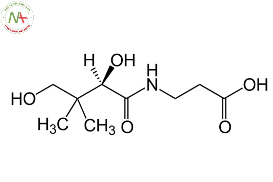 Cấu trúc phân tử vitamin B5