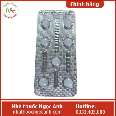 Vỉ thuốc Asentra 50mg film-coated tablets