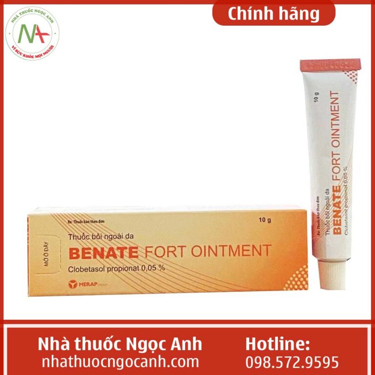 Thuốc Benate Fort Ointment 10g là thuốc gì, giá bao nhiêu, mua ở đâu?