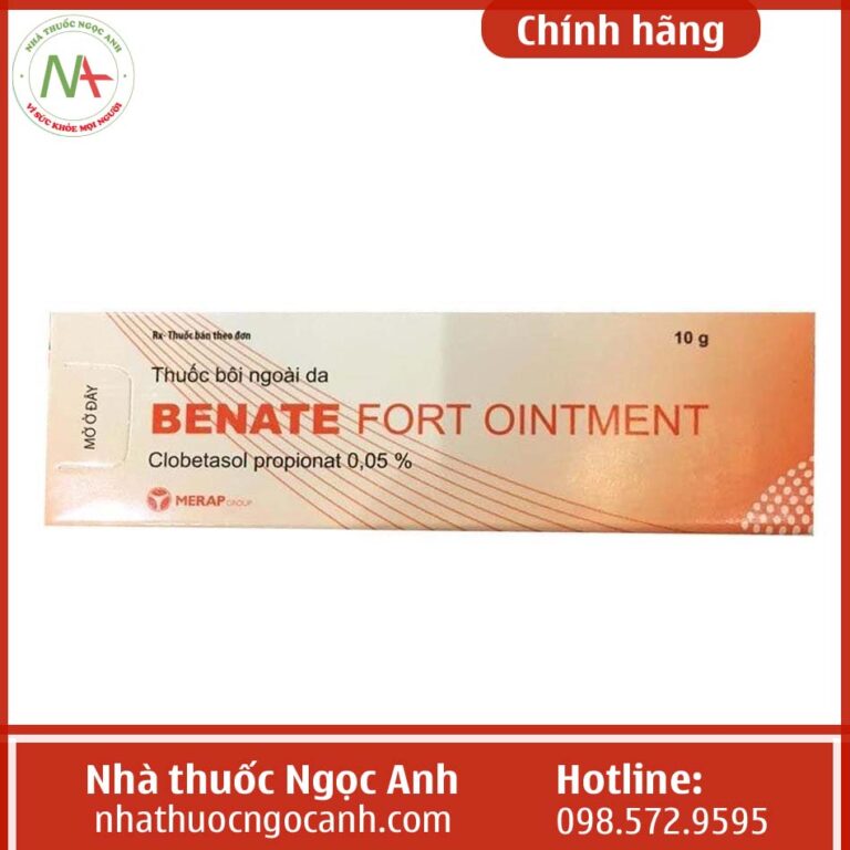 Hộp thuốc Benate Fort Ointment 10g