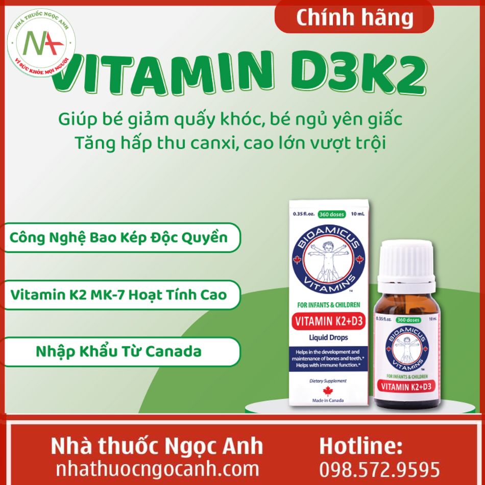 BioAmicus Vitamin D3K2