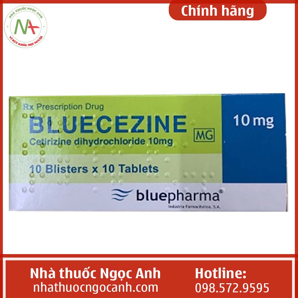 Hộp thuốc Bluecezine 10mg