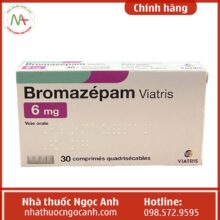 Hộp thuốc Bromazepam Viatris 6mg