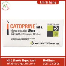 Hộp thuốc Catoprine Tabs 50mg