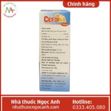 Cefdina 250mg/5ml