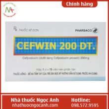 Hộp thuốc Cefwin 200 DT