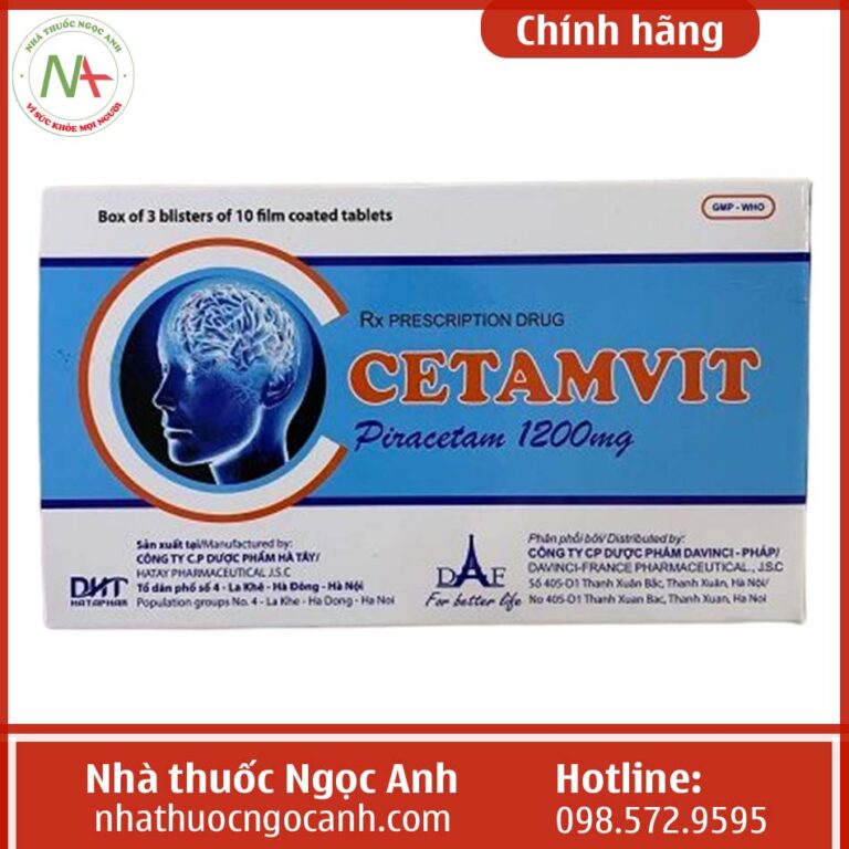 Hộp thuốc Cetamvit 1200mg