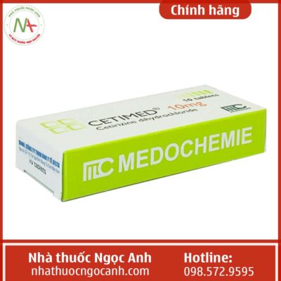 Hộp thuốc Cetimed 10mg