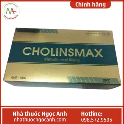 Hộp thuốc Cholinsmax 500mg